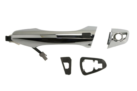 Maner usa - Maner usa Fata Stanga (extern, cu gaura pentru incuietoare, crom, sistem "smart entry"/"intrare inteligenta") potrivit HYUNDAI SANTA FE III DM 09.12-09.15