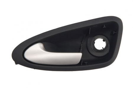Maner usa - Maner usa Fata Stanga interior, argintiu/negru potrivit SEAT IBIZA IV, IBIZA IV SC, IBIZA IV ST 1.0-2.0D 2008-2017