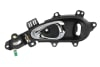 Maner usa - Maner usa Fata Stanga interior, crom/negru potrivit CHRYSLER PT CRUISER 1.6-2.4 2000-2010