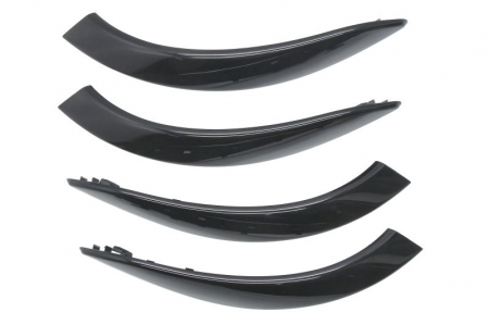 Maner usa negru lucios, set potrivit BMW 3 F30, F31, F80 10.11-10.18 Maner usa - Maner usa negru lucios, set potrivit BMW 3 F30, F31, F80 10.11-10.18