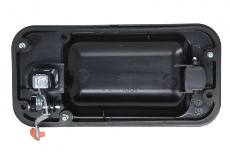 Maner usa Spate Dreapta exterior, crom/negru potrivit Hummer H2 2002-2009 [1]