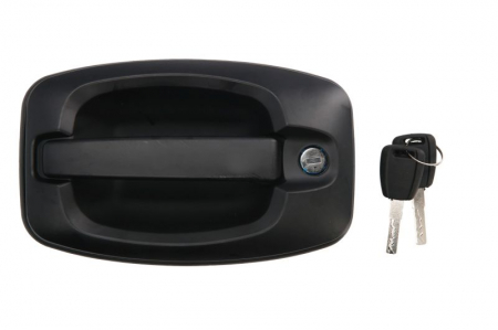 Maner usa - Maner usa Spate exterior, cu locas incuietoare, cu incuietoare negru potrivit CITROEN JUMPER; FIAT DUCATO; PEUGEOT BOXER 2.0-3.0D dupa 2002
