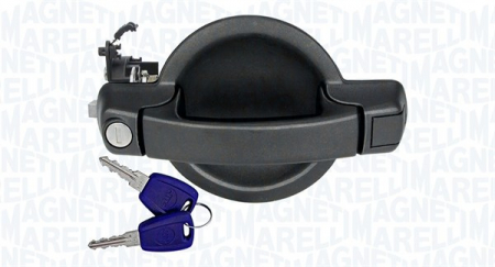 Maner usa - Maner usa Spate Stanga (extern, cu incuietoare, negru) potrivit FIAT DOBLO, DOBLO/MINIVAN 1.2-1.9D 03.01-