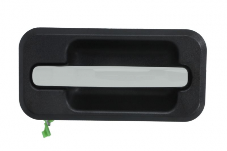 Maner usa - Maner usa Spate Stanga exterior, crom/negru potrivit Hummer H2 2002-2009