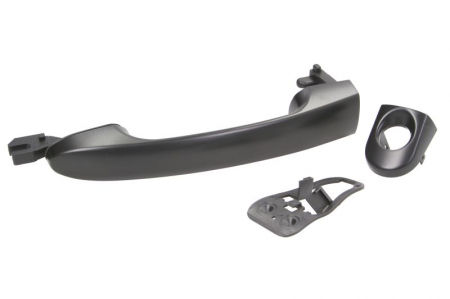 Maner usa - Maner usa stanga exterior, cu locas incuietoare negru/grunduit FORD KA dupa 2008