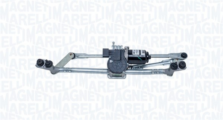 Mecanism stergatoare - Mecanism stergator parbriz Fata (cu motor) potrivit AUDI A4 B6; VW POLO VI 11.00-
