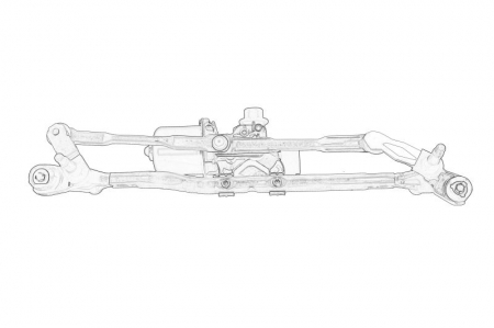Mecanism stergatoare - Mecanism stergator parbriz potrivit CITROEN C4 CACTUS 09.14-
