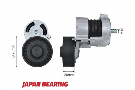 NTY - MECANISM TENSIONARE CUREA DISTRIBUȚIE BMW 1 (E81) 06-12, (E87) 03-13, 3 (E46) 98-05, (E90) 04-11, (E91) 04-12, X1 (E84) 09-15,