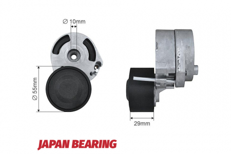 NTY - MECANISM TENSIONARE CUREA DISTRIBUȚIE CITROEN BERLINGO 05-11, C3 05- ,C5 II 04- ,XSARA 03- ,FORD FIESTA 01- ,FUSION 02- ,MAZDA 2