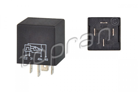 Modul semnalizare (12V) potrivit AUDI 100 C2, 100 C3, 100 C4, 80 B1, 80 B2, 80 B3, 80 B4, 90 B2, 90 B3, A6 C4, A6 C5; SEAT ALHAMBRA, TOLEDO I; VW GOLF I, GOLF II 05.72-03.10 [1]