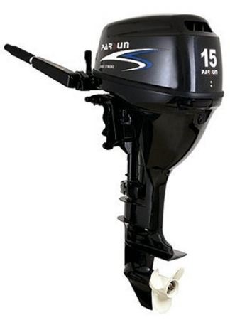 Barca - Motor exterior F15, control manual, tija de control, pornire: electric/manual, tip coloana: lunga