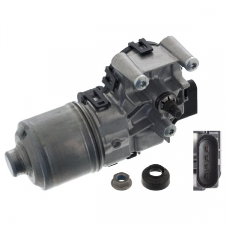 Mecanism stergatoare - Motor stergator Fata (cu materiale suplimentare) potrivit FORD FIESTA, FIESTA VI 06.08-04.17