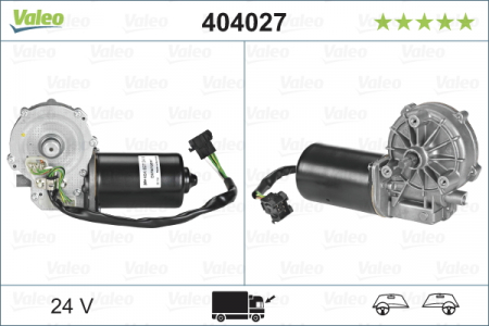 Motor stergator Fata potrivit MAN E2000, L2000, M 2000 L, M 2000 M D0824FL01-E2866DF01 06.93- [2]