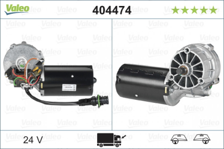 Mecanism stergatoare - Motor stergator Fata potrivit MERCEDES CITARO (O 530), CITO (O 520), CONECTO (O 345) M476.930-OM926.949 01.98-