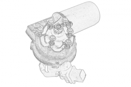 Mecanism stergatoare - Motor stergator Fata potrivit RVI