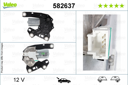 Motor stergator Spate Dreapta potrivit CITROEN JUMPY III, SPACETOURER; FIAT SCUDO; OPEL VIVARO C, ZAFIRA LIFE; PEUGEOT EXPERT, TRAVELLER dupa 2016 [2]