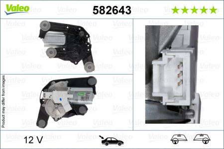 Motor stergator Spate potrivit CITROEN C5 III 02.08- [2]