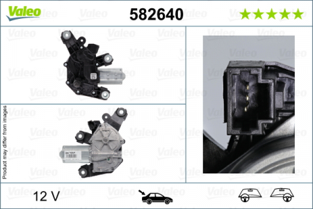 Mecanism stergatoare - Motor stergator Spate potrivit DACIA DUSTER, DUSTER/SUV, LOGAN MCV II; LAND ROVER FREELANDER I; NISSAN JUKE, QASHQAI II 02.98-