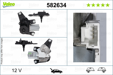 Mecanism stergatoare - Motor stergator Spate potrivit RENAULT ESPACE IV 11.02-