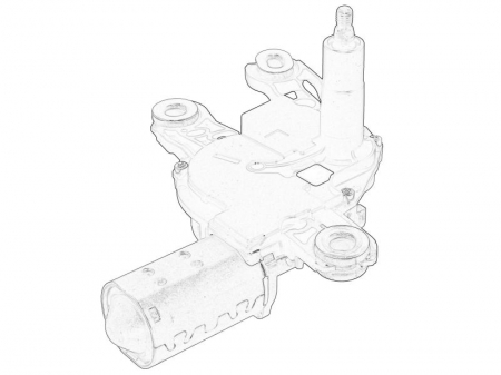 Motor stergator spate potrivit SEAT LEON; SKODA FABIA III, KAROQ, KODIAQ I, OCTAVIA III, RAPID 07.12- [1]