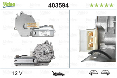 Motor stergator Spate potrivit VW CALIFORNIA T4 CAMPER, TRANSPORTER T4 07.90-06.03 [2]