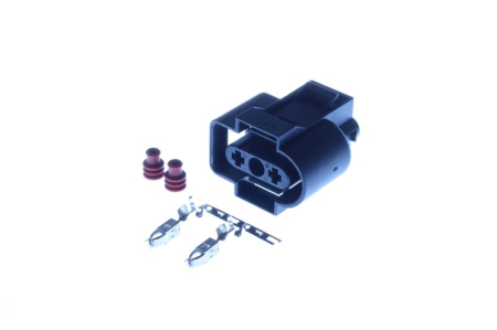 Electrice - Mufa metalica numar pini: 2, Kit reparare potrivit AUDI A1, A3, A4 ALLROAD B8, A4 B6, A4 B7, A4 B8, A5, A6 ALLROAD C7, A6 C7, A7, A8 D3, A8 D4, Q5, TT 1997-2018