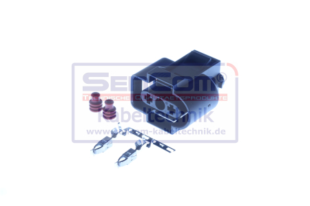 Mufa metalica numar pini: 2, Kit reparare potrivit AUDI A1, A3, A4 ALLROAD B8, A4 B6, A4 B7, A4 B8, A5, A6 ALLROAD C7, A6 C7, A7, A8 D3, A8 D4, Q5, TT 1997-2018 [1]