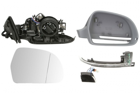 Caroserie - Oglinda dreapta , asferic, incalzita, grunduita, pliabila electric AUDI A5 intre 2007-2011