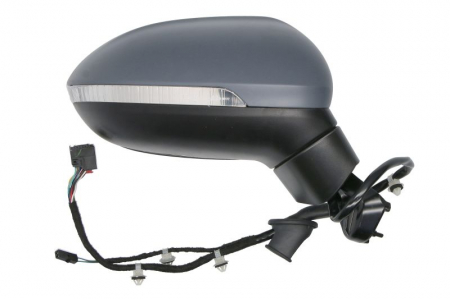 Oglinda dreapta (electric, convex, cu incalzire, asistent schimbare banda, grund, cu semnalizator) potrivit VW PASSAT B8, PASSAT B8 FL 08.14-09.23 [1]