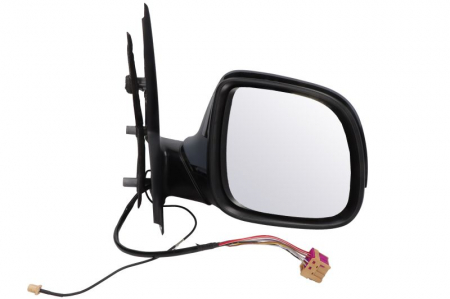Oglinzi auto - Oglinda dreapta electric, convex, cu incalzire, asistent schimbare benzi, grunduit, electrically folding, aerial potrivit VW TRANSPORTER T6 2015-2019