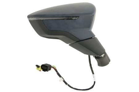 Oglinda dreapta (electric, convex, cu incalzire, cu carcasa, cu semnalizator) potrivit SEAT IBIZA V 6F 06.17-06.21 [1]