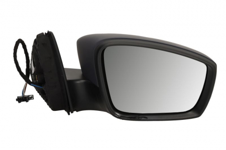 Caroserie - Oglinda dreapta (electric, convex, cu incalzire, cu carcasa) potrivit SKODA RAPID 07.12-12.18