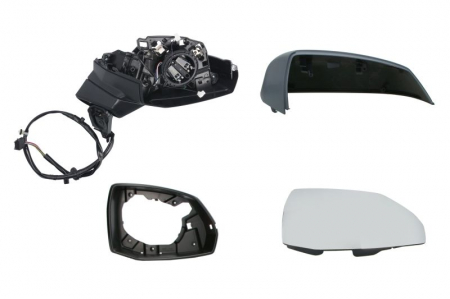 Oglinda dreapta (electric, convex, cu încălzire, cu semnalizator) potrivit AUDI Q5 FY, Q5 FYT 01.17- [0]