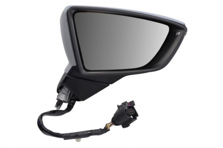 Caroserie - Oglinda dreapta electric, convex, cu incalzire, rabatabil electric, cu indicator potrivit SEAT ARONA KJ, IBIZA V 6F 06.17-