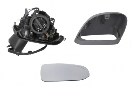 Caroserie - Oglinda dreapta (electric, cu memorie, convex, cu incalzire, asistent pentru schimbarea benzii, subacoperit, pliere electric, cu semnalizator, cu senzor temperatura) potrivit VOLVO XC60 II 03.17-