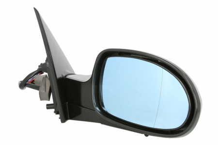 Oglinzi auto - Oglinda dreapta potrivit CITROEN C5 I, C5 II 2001-2008 - electrica, asferic, incalzita, albastra, grunduita, cu senzor temperatura