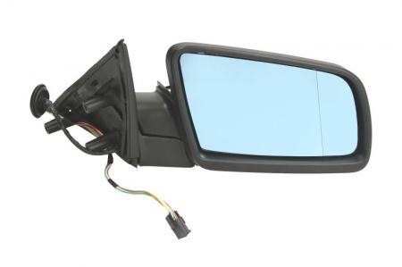 Oglinda dreapta electrica, asferic, incalzita, albastra, grunduita, pliabila electric BMW Seria 5 E60 [1]