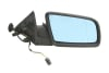 Oglinda dreapta electrica, asferic, incalzita, albastra, grunduita, pliabila electric BMW Seria 5 E60 [2]