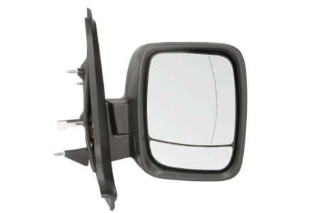 Oglinda dreapta electrica, asferic, incalzita, crom, grunduita, cu senzor temperatura FIAT TALENTO; NISSAN NV300; OPEL VIVARO; RENAULT TRAFIC dupa 2014 [0]