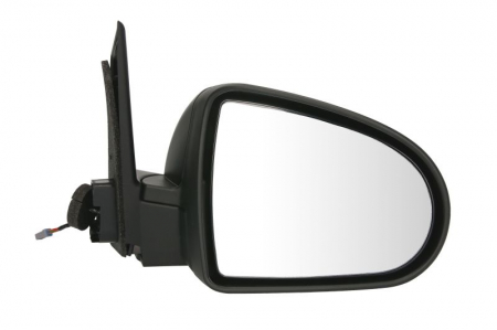 Oglinzi auto - Oglinda dreapta potrivit MITSUBISHI COLT 2004-2012 - electrica, asferic, incalzita, crom, grunduita