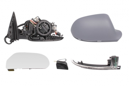 Oglinda dreapta electrica, asferic, incalzita, grunduita AUDI A6, A6 ALLROAD intre 2008-2011 [1]
