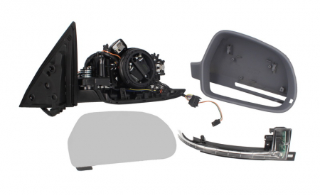 Caroserie - Oglinda dreapta electrica, asferic, incalzita, grunduita AUDI A6 intre 2008-2011