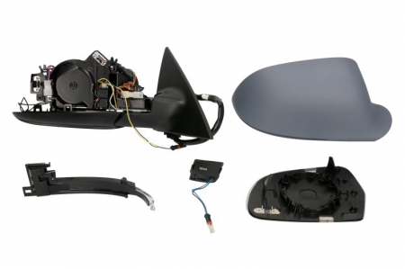 Oglinda dreapta electrica, asferic, incalzita, grunduita, pliabila electric AUDI A6, A6 ALLROAD intre 2008-2011 [1]