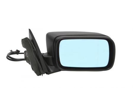 Oglinda dreapta electrica asferica, incalzita, albastru, pliere electrica BMW Seria 3 E46  [0]