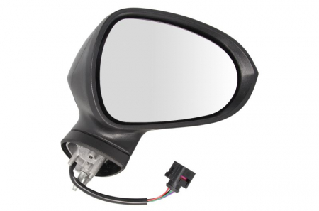 Oglinzi auto - Oglinda dreapta electrica crom, pliabila electric SEAT LEON intre 2009-2012