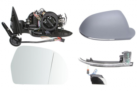 Oglinda dreapta electrica cu memorie, asferica, incalzita, pliere electrica, cu lumini AUDI A6 C6 intre 2008-2011 [1]
