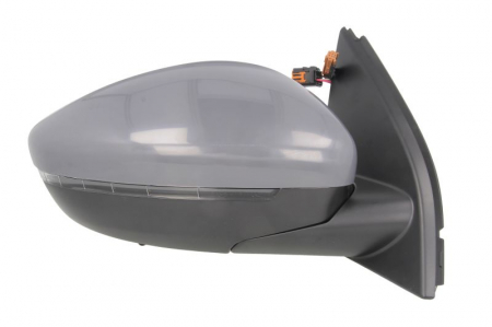 Caroserie - Oglinda dreapta electrica incalzita, crom, grunduita, cu senzor temperatura PEUGEOT 308 II, 308 SW II dupa 2013