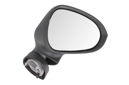 Oglinzi auto - Oglinda dreapta electrica incalzita, crom, grunduita, pliabila electric SEAT IBIZA intre 2008-2012