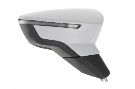 Oglinda dreapta electrica incalzita, crom, grunduita, pliabila electric SEAT LEON, LEON SC, LEON ST dupa 2012 [1]