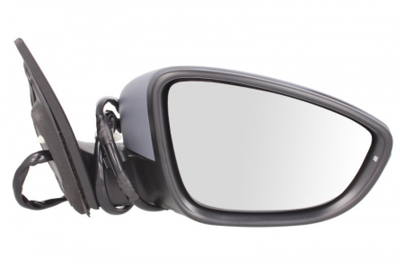 Caroserie - Oglinda dreapta electrica incalzita, crom, grunduita, pliabila electrica, cu lumina VW EOS intre 2011-2015
